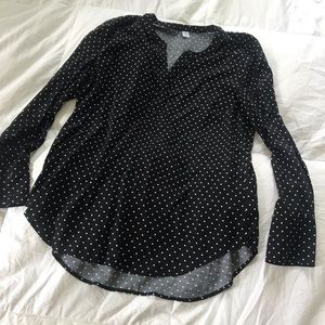 🔴 Old Navy Polka Dot Tunic Top NWOT